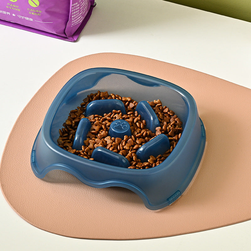 Pet Dog Slow Anti-Suffocation Water Feeder Bowl