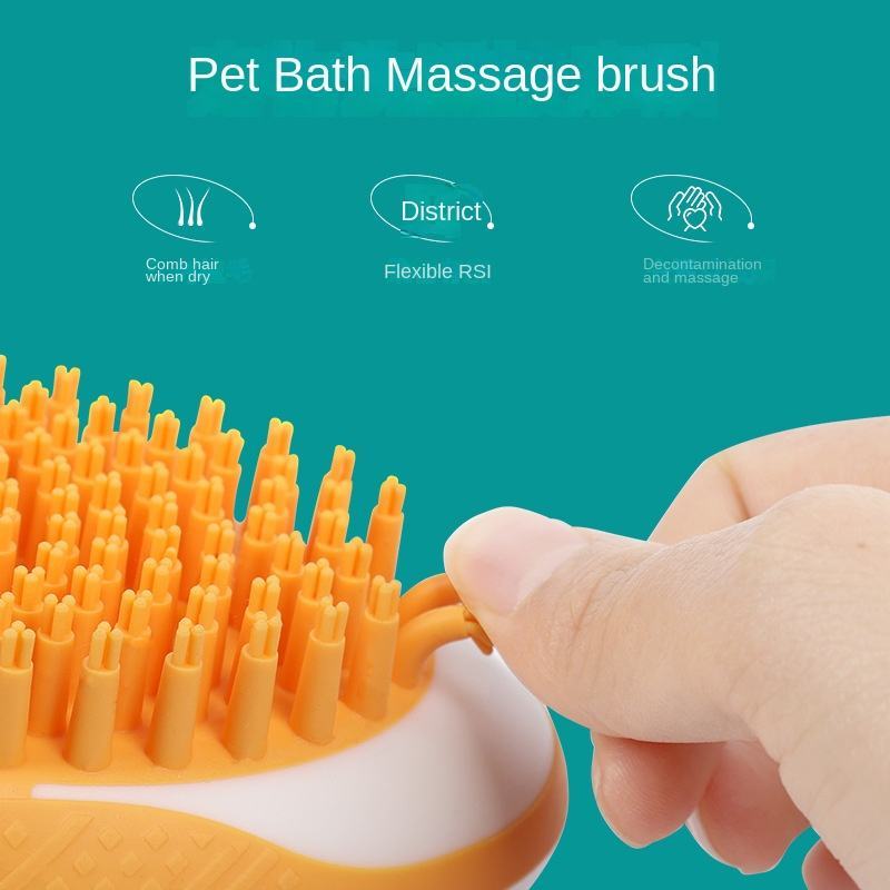 2-in-1 Dog & Cat Bath Brush