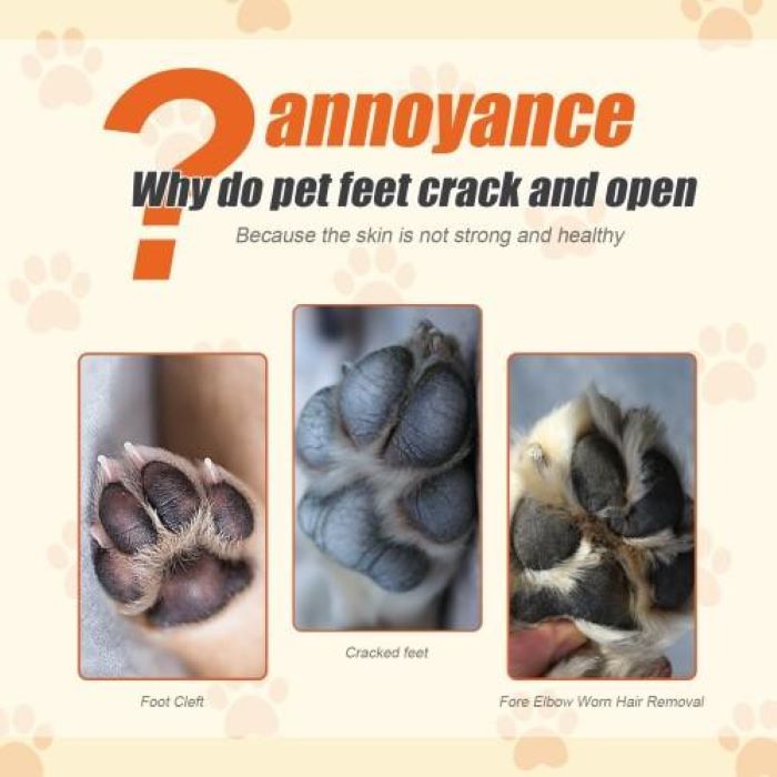 Lick-Proof, Soothes Dry Paws