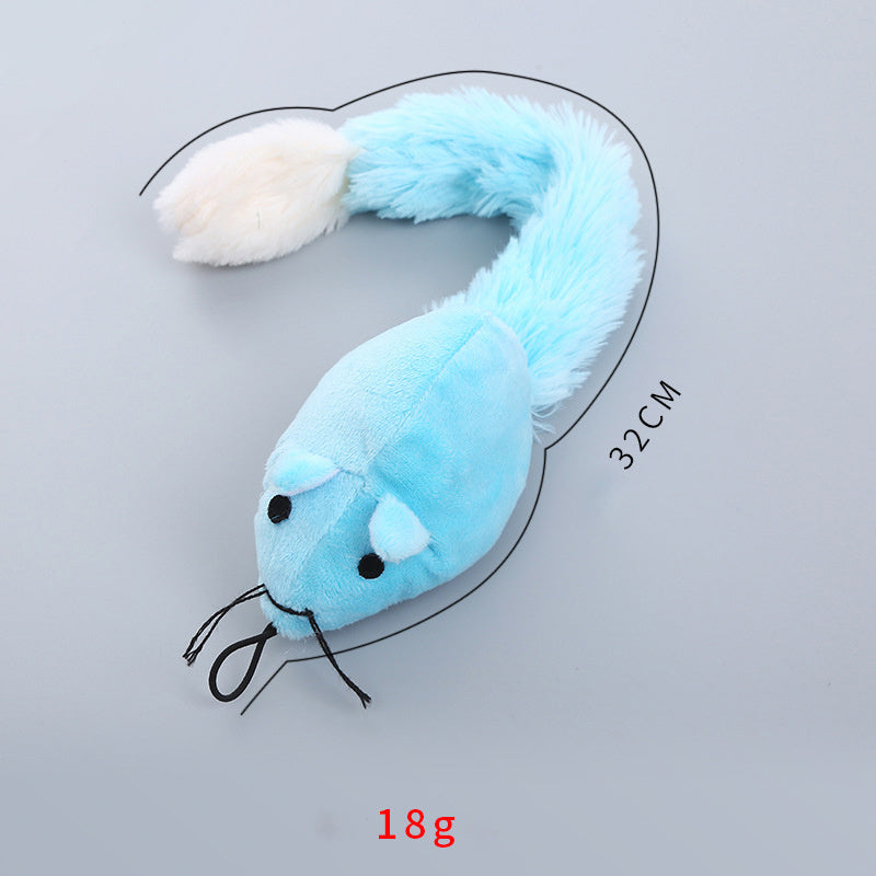 Stuffed Mouse Cat Toy for Interactive Play