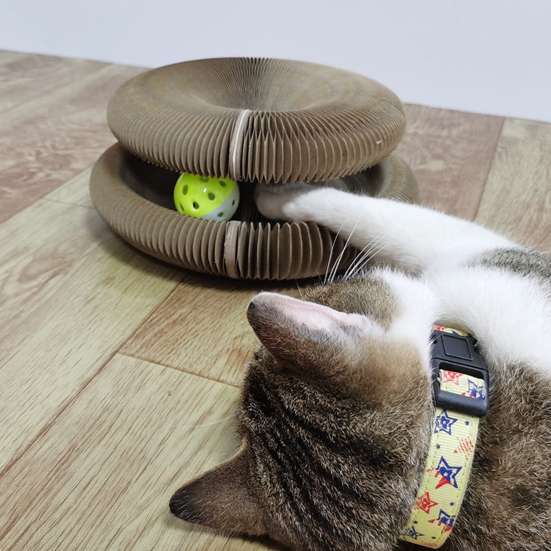 Foldable Cat Scratcher 2-in-1