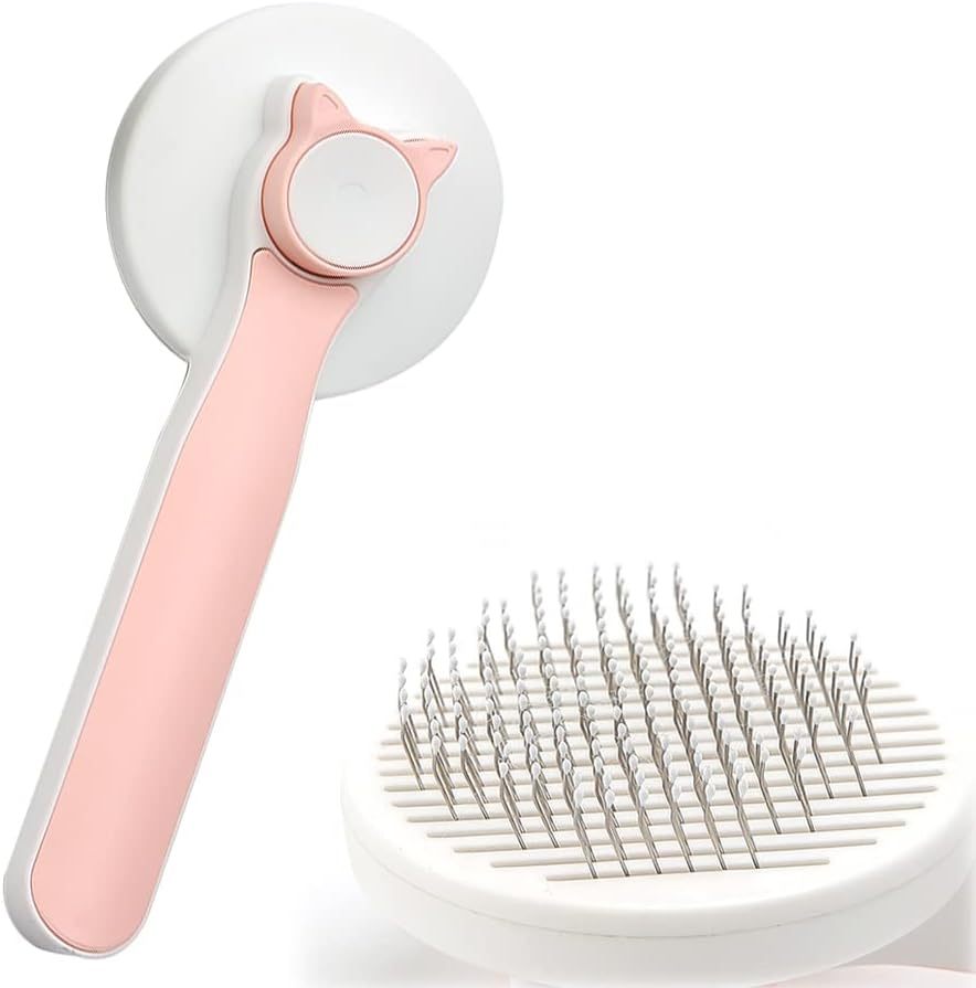 Self-Cleaning Cat Brush for All Fur Types