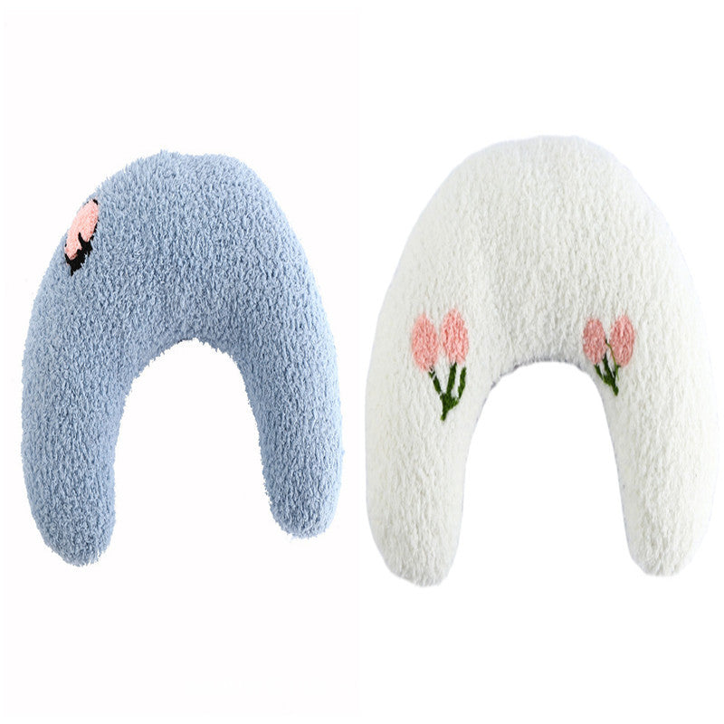 U-Shaped Neck Pillow for Cats and Small Dogs