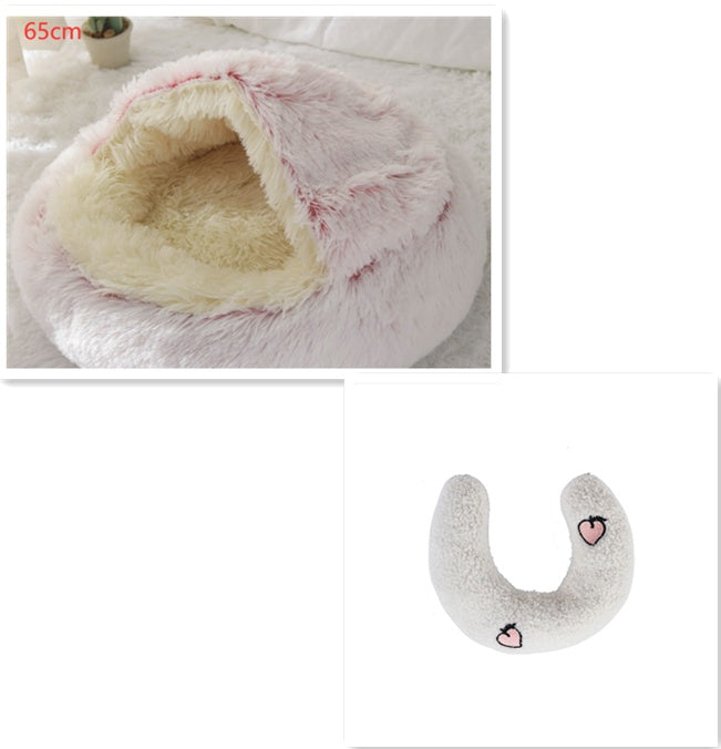 2-in-1 Plush Pet Bed