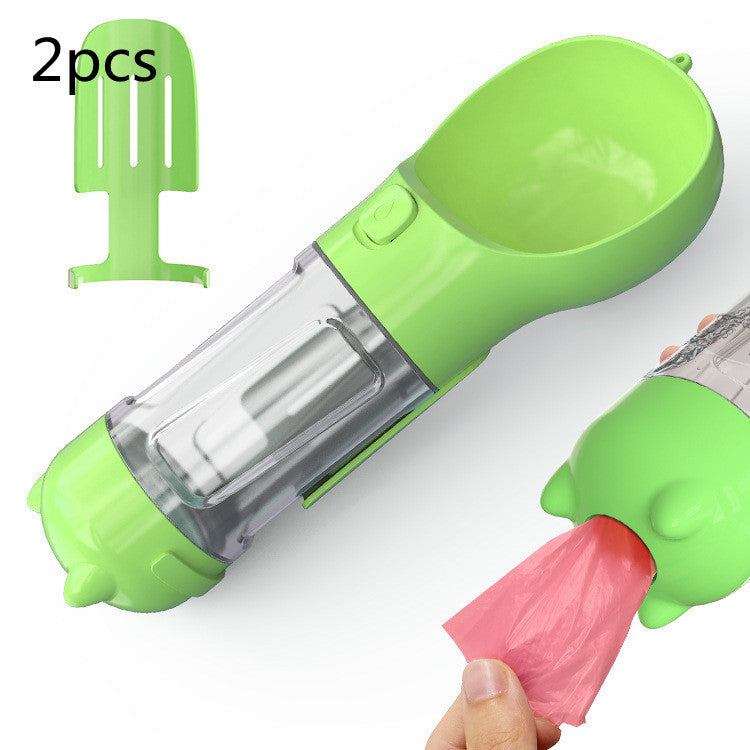 3-in-1 Portable Pet Water Bottle Feeder