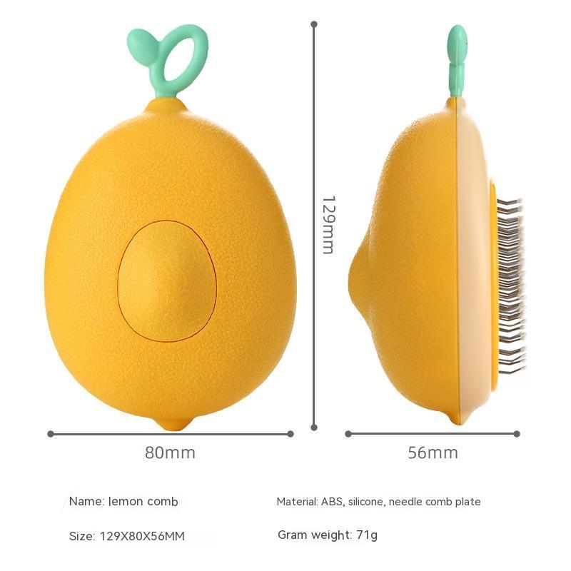 2-in-1 Pet Grooming Brush Avocado Design