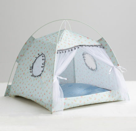 Cozy Enclosed Cat Tent Bed