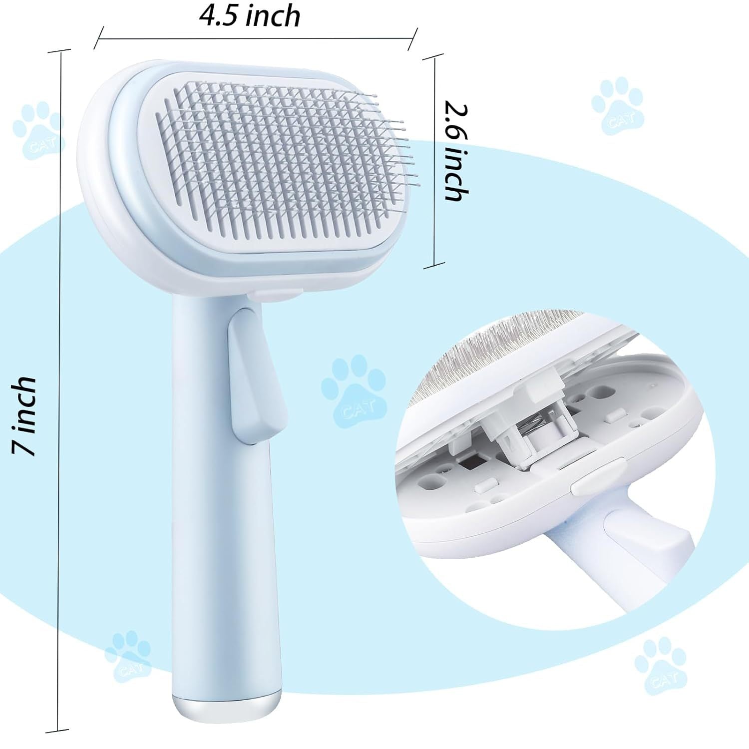 5-in-1 Pet Grooming Kit for Cats and Dogs