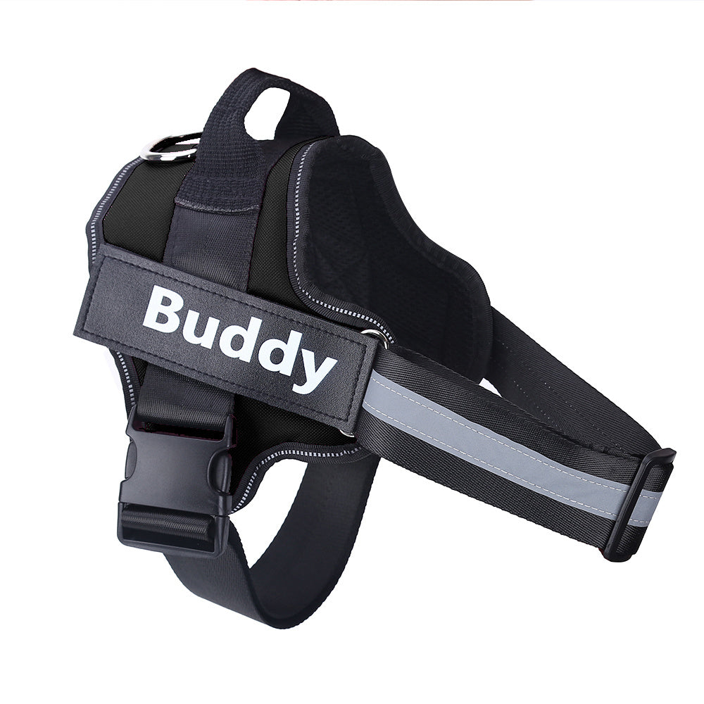 Personalized No-Pull Reflective Dog Harness