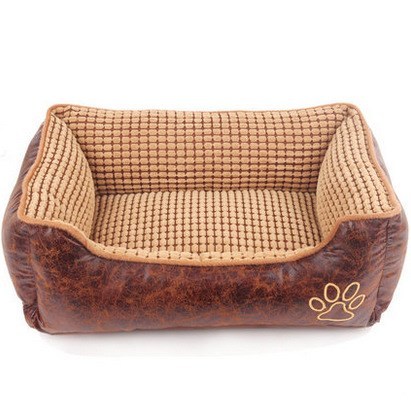 Suede Dog Bed with Blanket