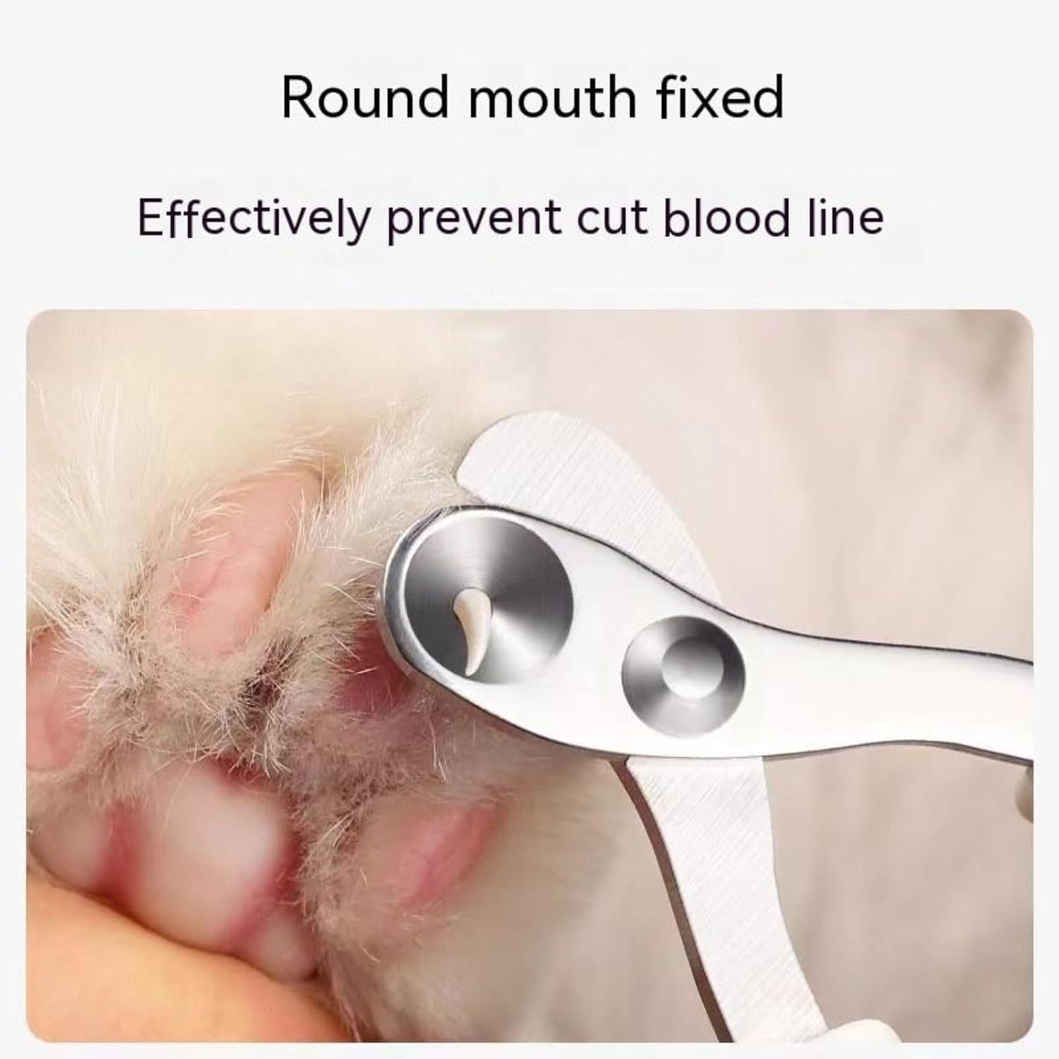 Cat Nail Clippers with Circular Cut Hole