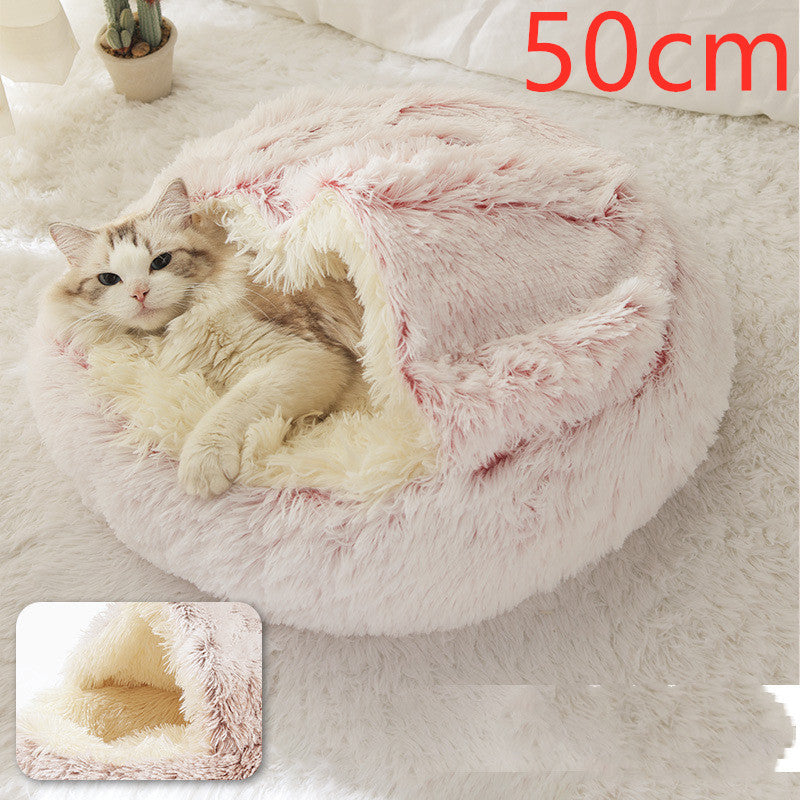 2-in-1 Plush Pet Bed