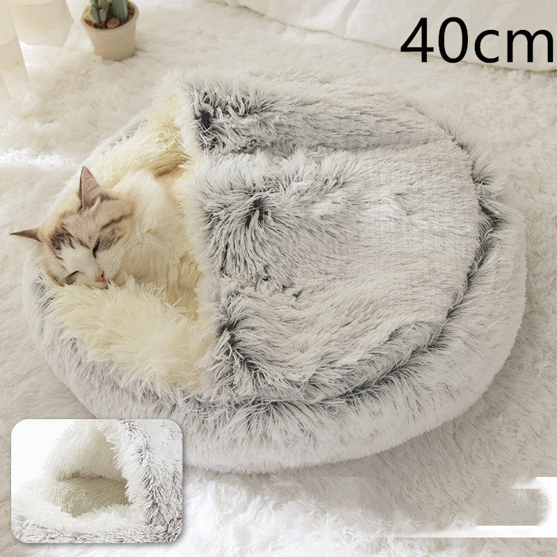 2-in-1 Plush Pet Bed