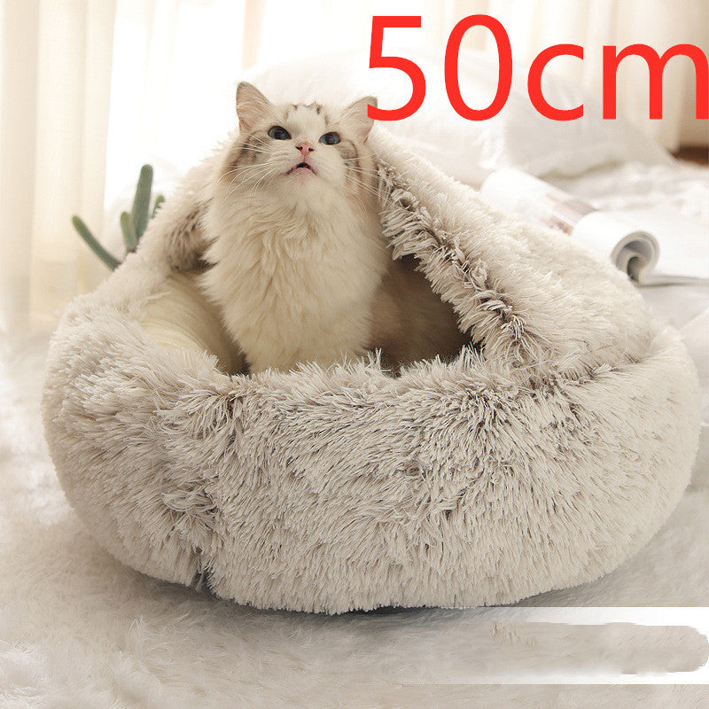 2-in-1 Plush Pet Bed