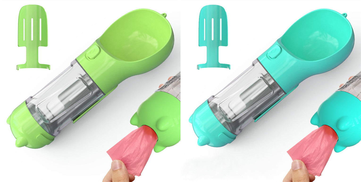 3-in-1 Portable Pet Water Bottle Feeder