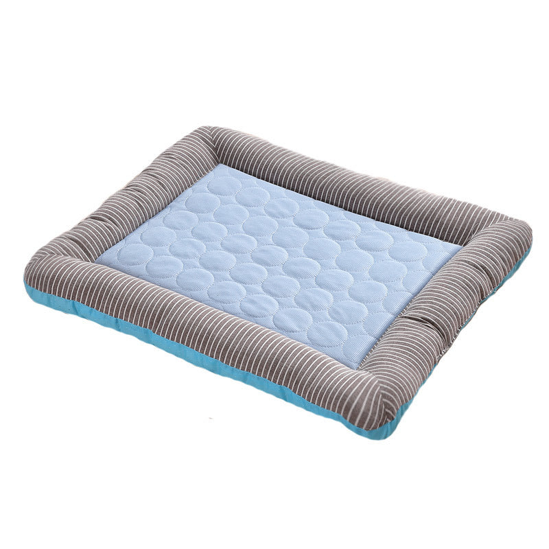 Cooling Pet Pad Mat Blue Breathable