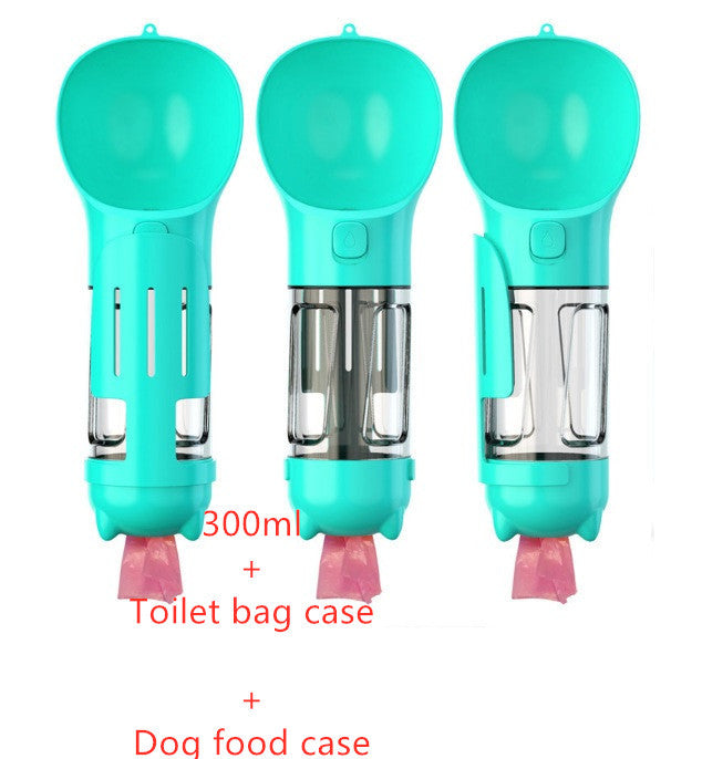 3-in-1 Portable Pet Water Bottle Feeder