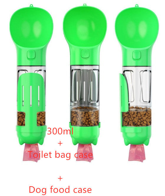 3-in-1 Portable Pet Water Bottle Feeder