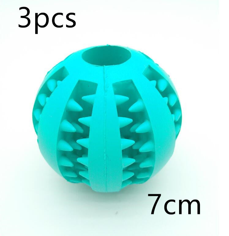 Pet Slow Feeder Rubber Ball Toy