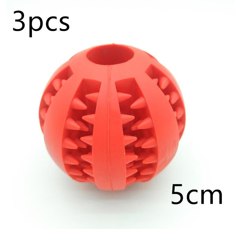 Pet Slow Feeder Rubber Ball Toy