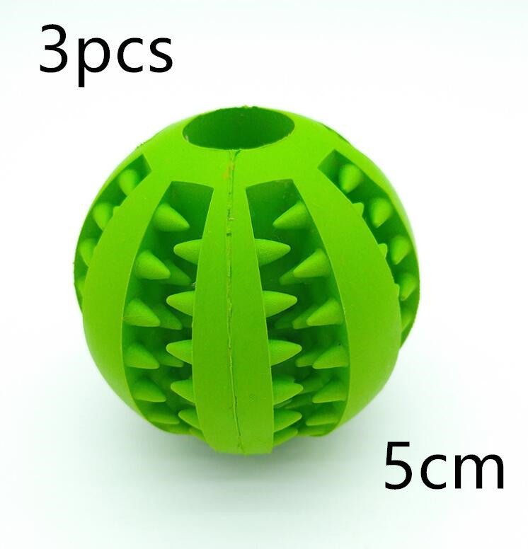 Pet Slow Feeder Rubber Ball Toy