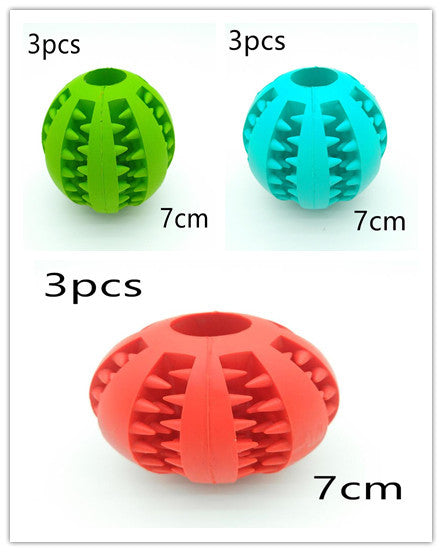 Pet Slow Feeder Rubber Ball Toy