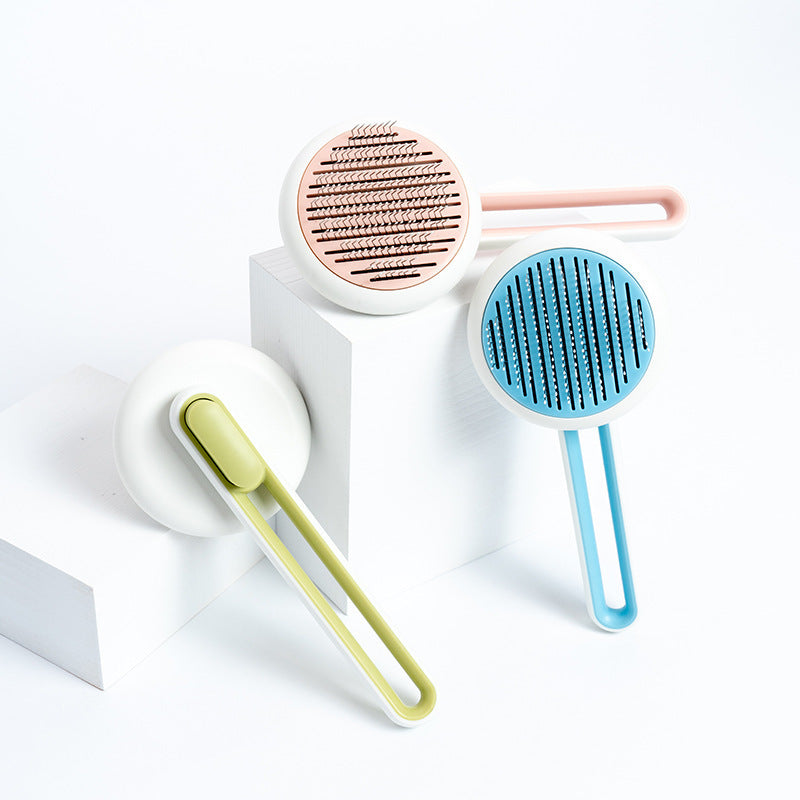 Self-Cleaning Pet Massage Comb