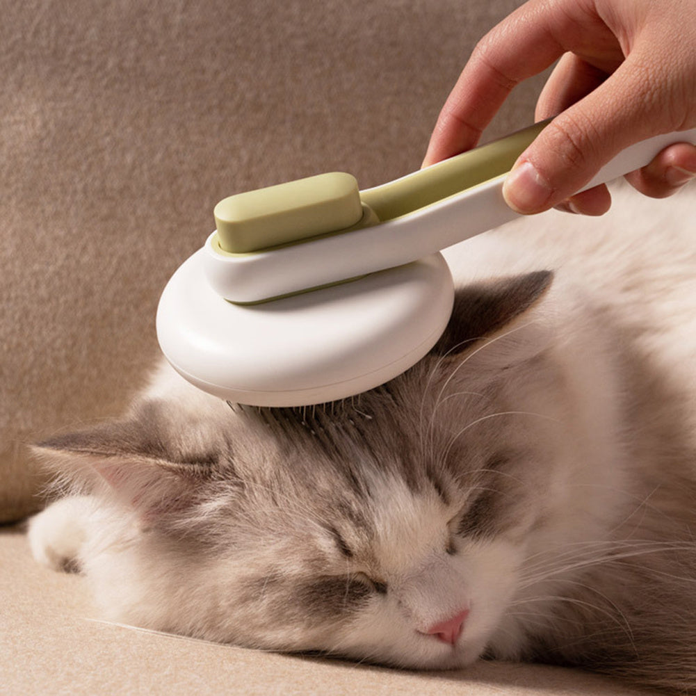 Self-Cleaning Pet Massage Comb