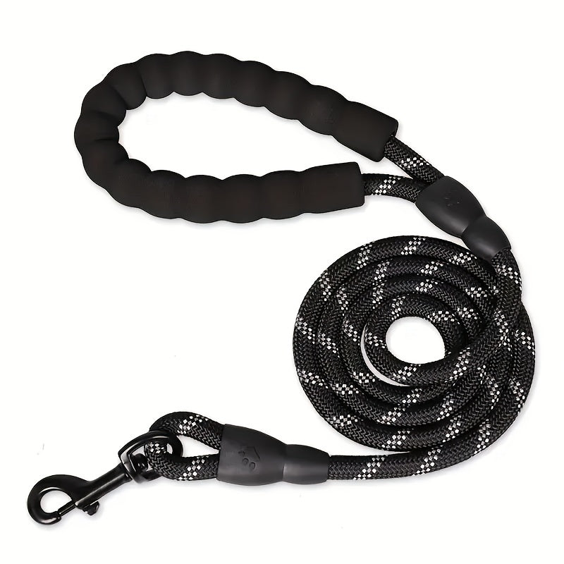 Reflective Elastic Dog Leash with Padded Handle