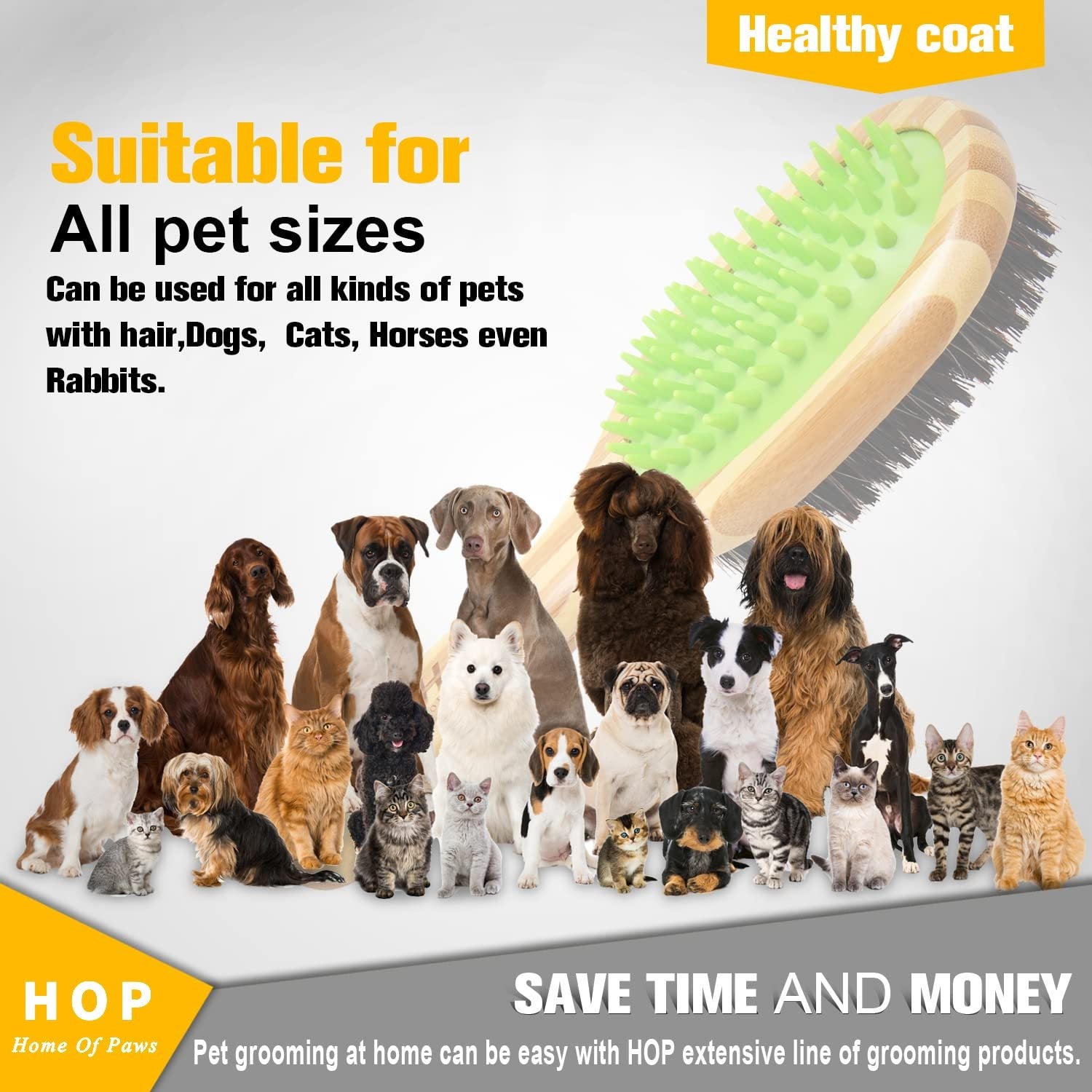 Short Hair Dog Grooming Brush