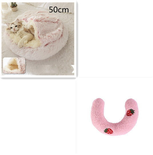 2-in-1 Plush Pet Bed