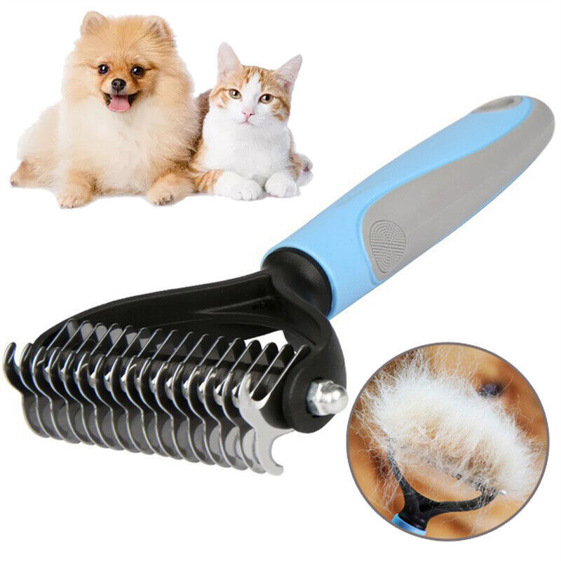 Dual-Sided Pet Grooming Brush