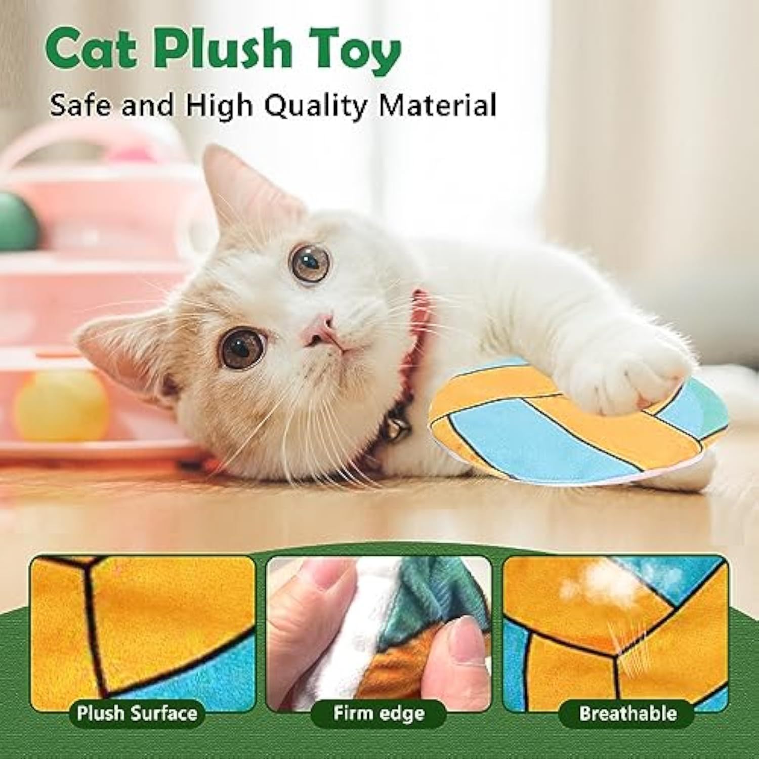 Catnip Crinkle Toy for Indoor Cats