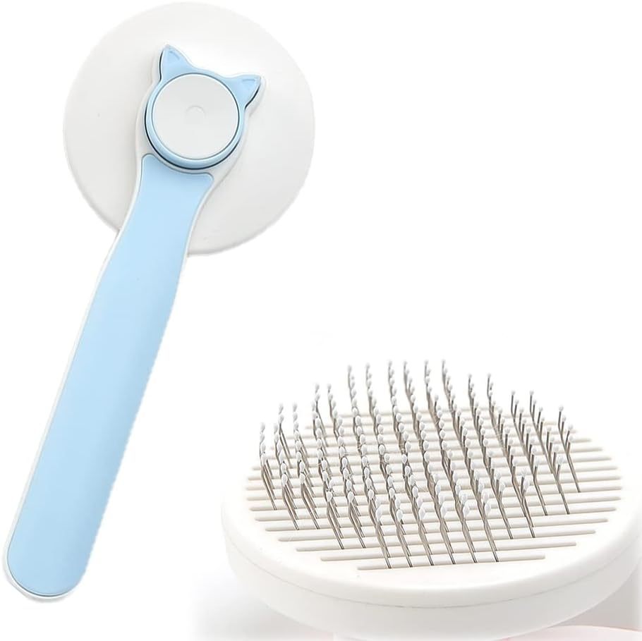 Self-Cleaning Cat Brush for All Fur Types