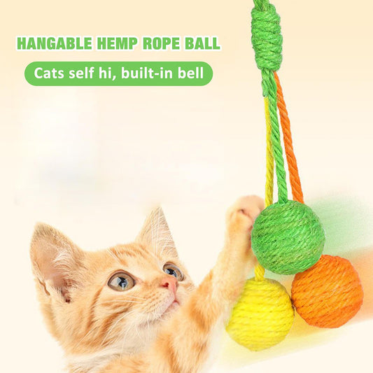 Cat Sisal Rope Ball Toy