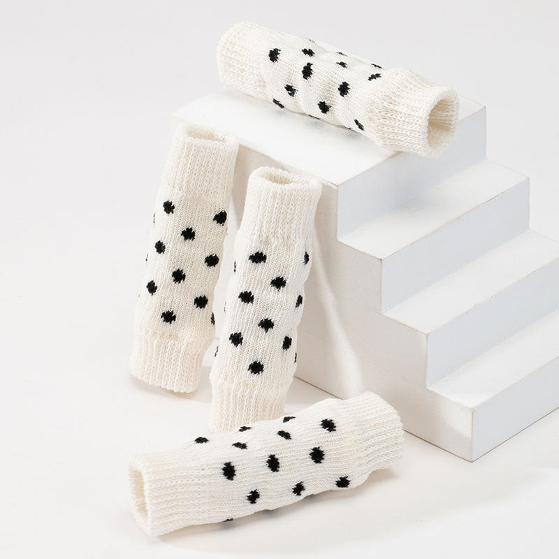 4-Piece Winter Warm Pet Socks Set