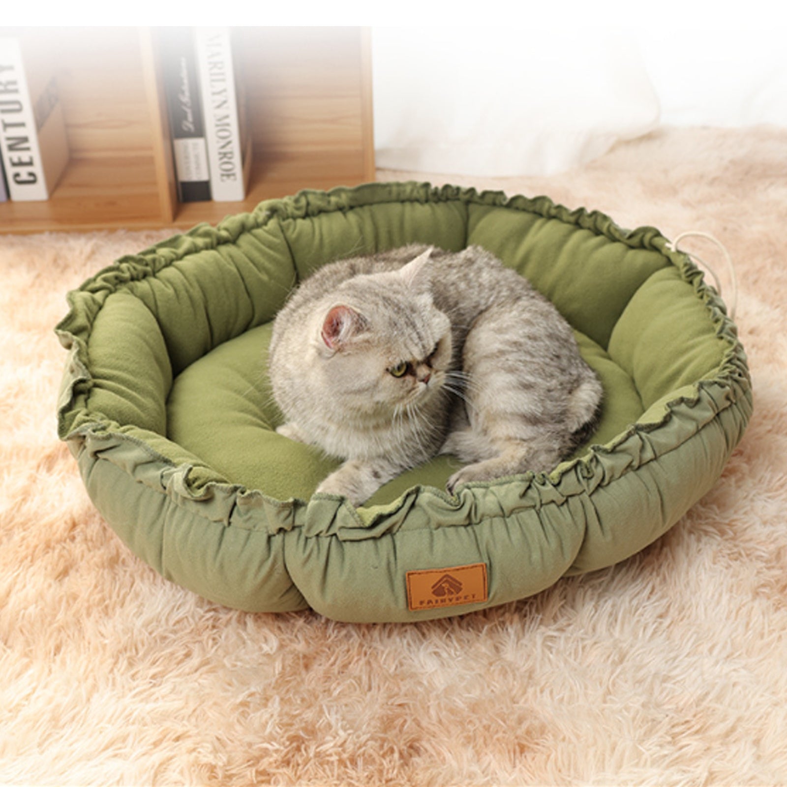 Dual-Use Reversible Cat Bed for Indoor Cats