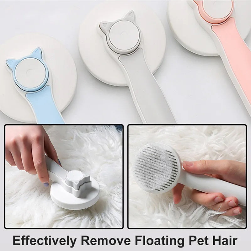 Pet Self Cleaning Cat Brushes