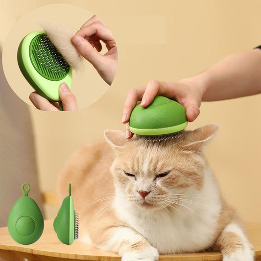 Self-Cleaning Pet Grooming Comb