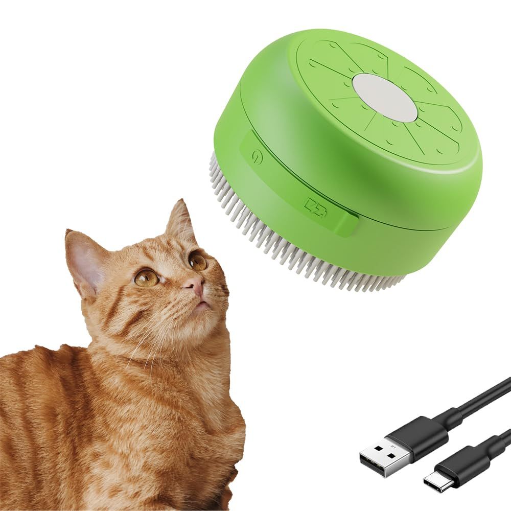 3-in-1 Rechargeable Cat Steam Brush