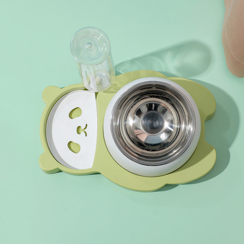 Elevated Cat & Dog Bowls with Water Dispenser