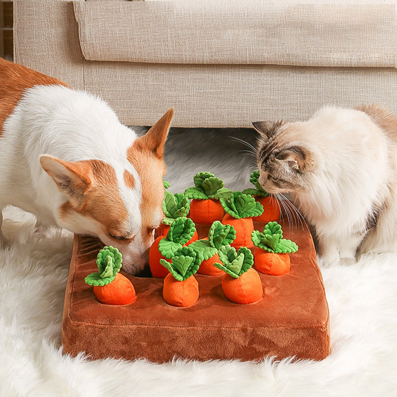 Carrot Plush Toy for Pets