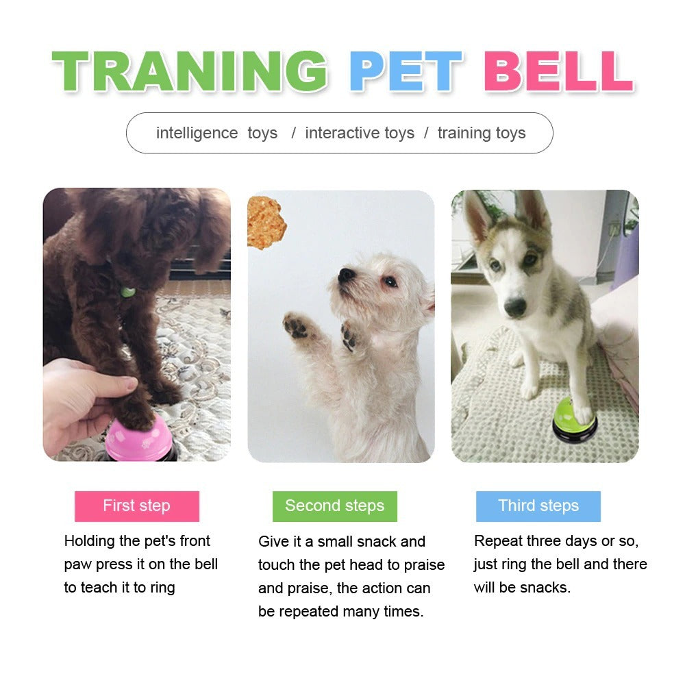 Dog Training Bell with Non-Skid Base