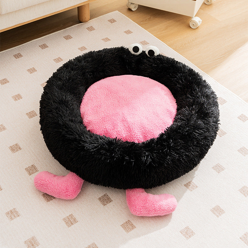 Elf Briquettes Plush Pet Bed