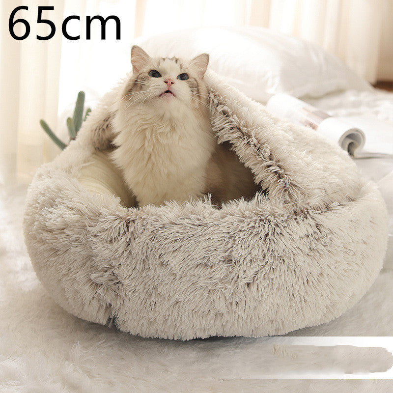 2-in-1 Plush Pet Bed