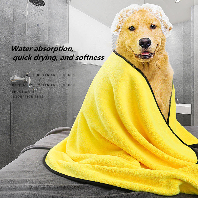 Quick-Drying Dog Bath Towel