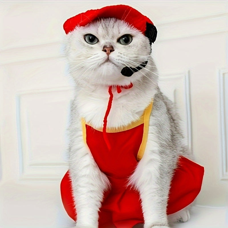 Handmade Cat Chef Hat