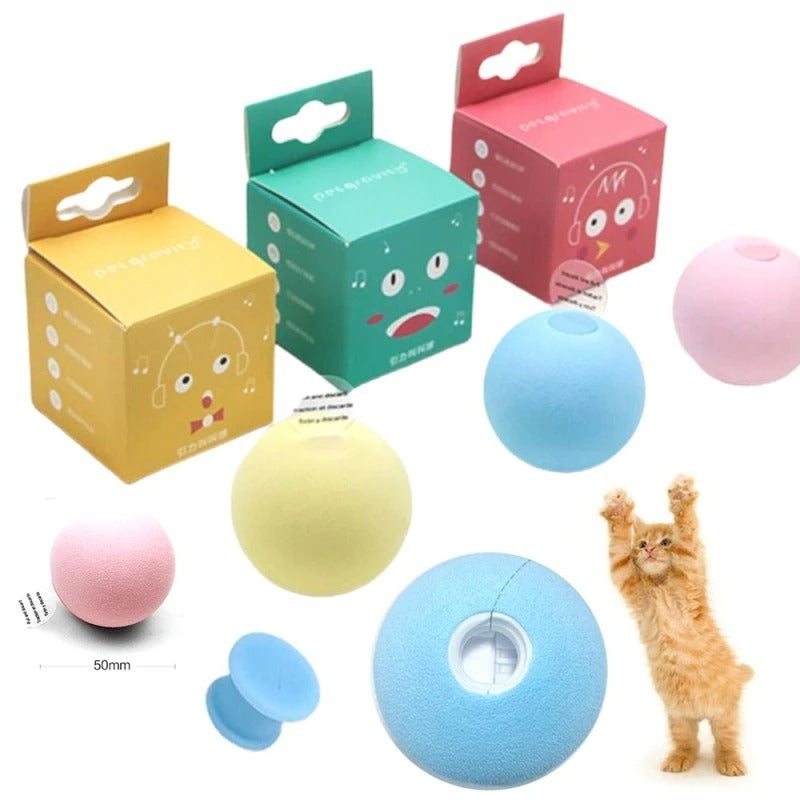 Interactive Gravity Ball Sounding Cat Toy