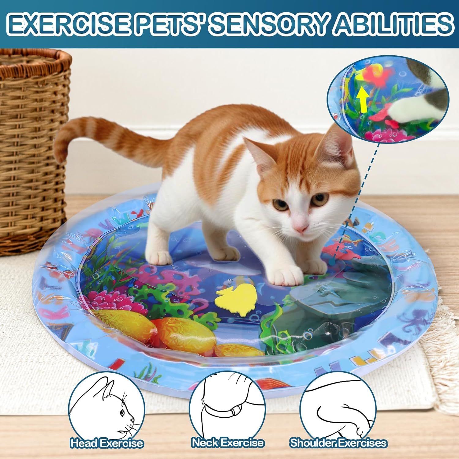 Water Sensory Playmat for Cats and Dogs