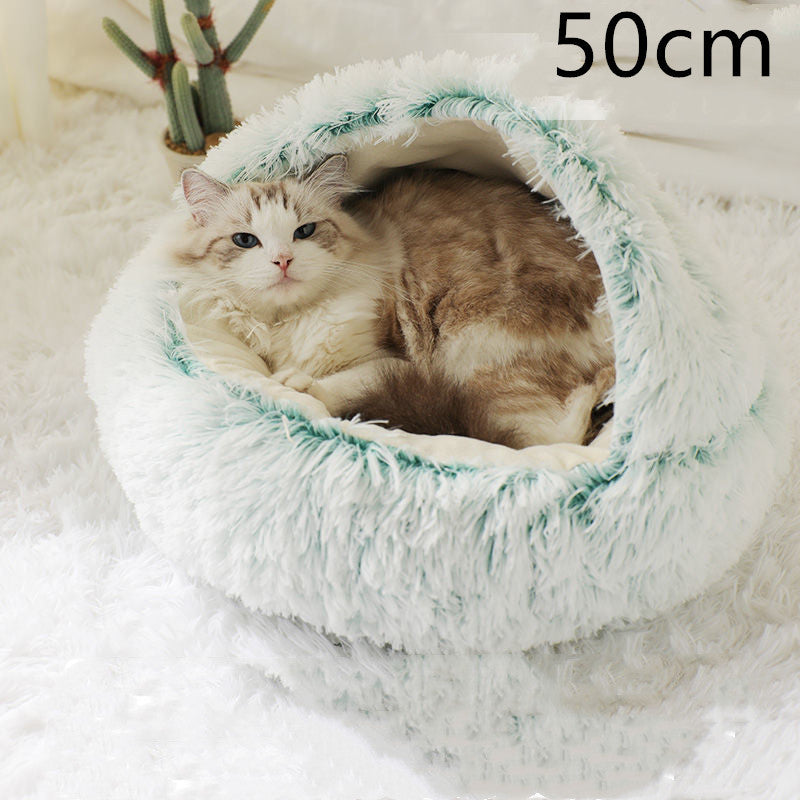 2-in-1 Plush Pet Bed